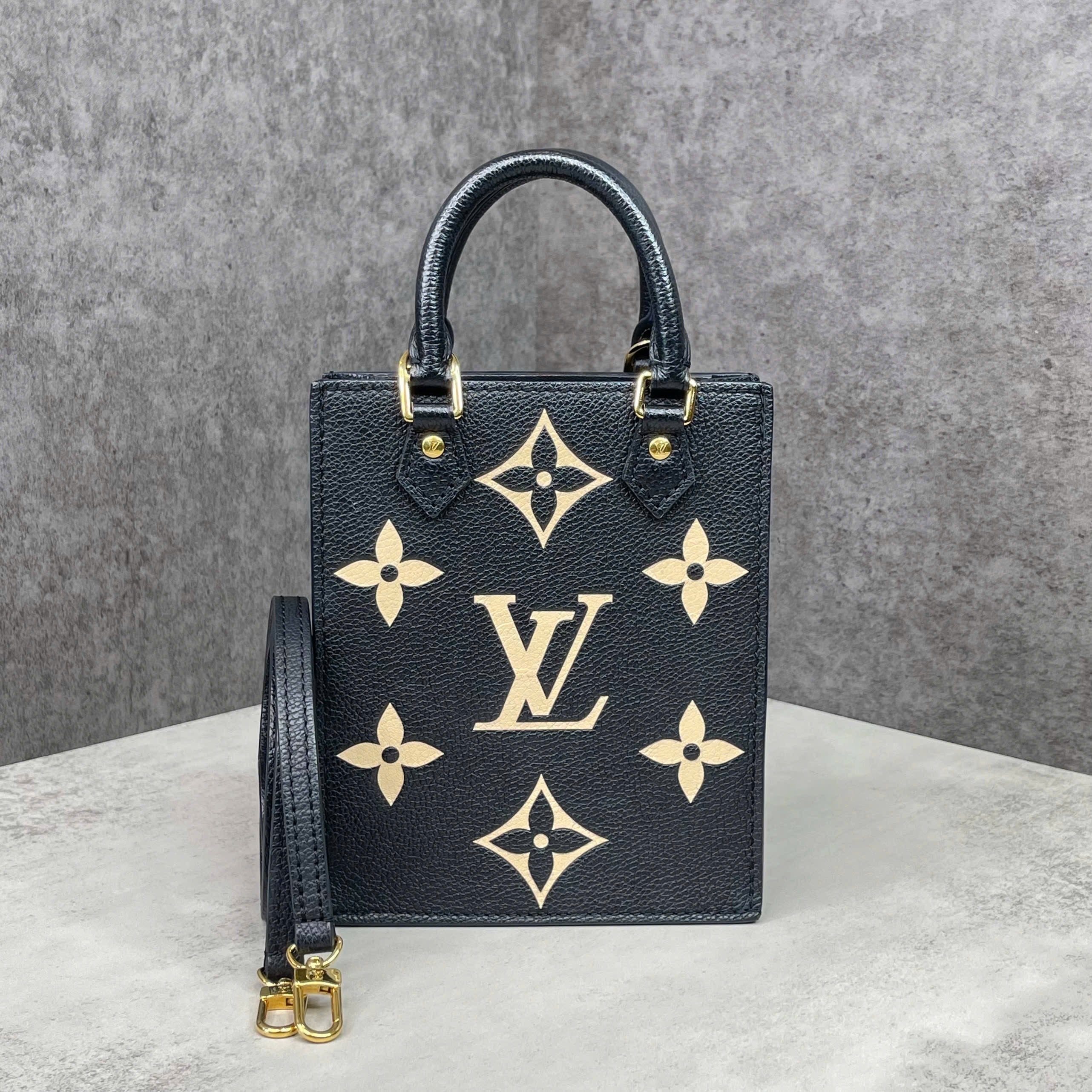 Louis Vuitton Petit Sac Plat da bê