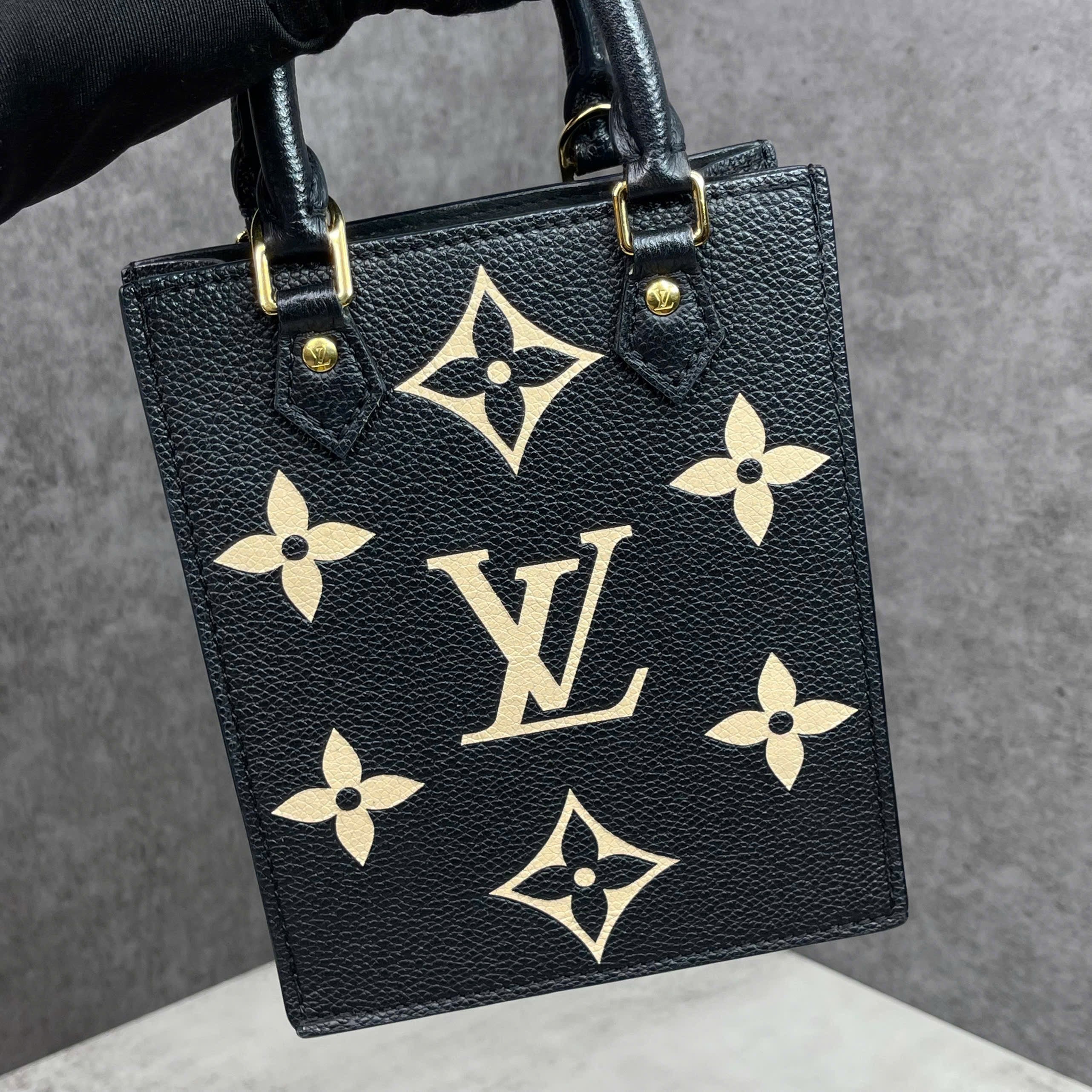 Louis Vuitton Petit Sac Plat da bê