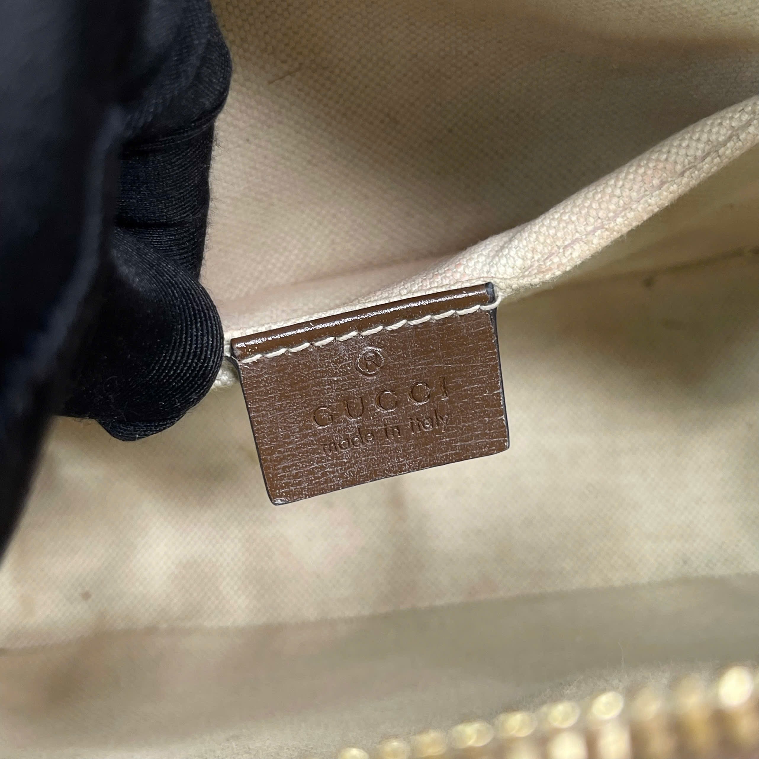 Gucci Horsebit 1955 Mini GG Supreme Top Handle