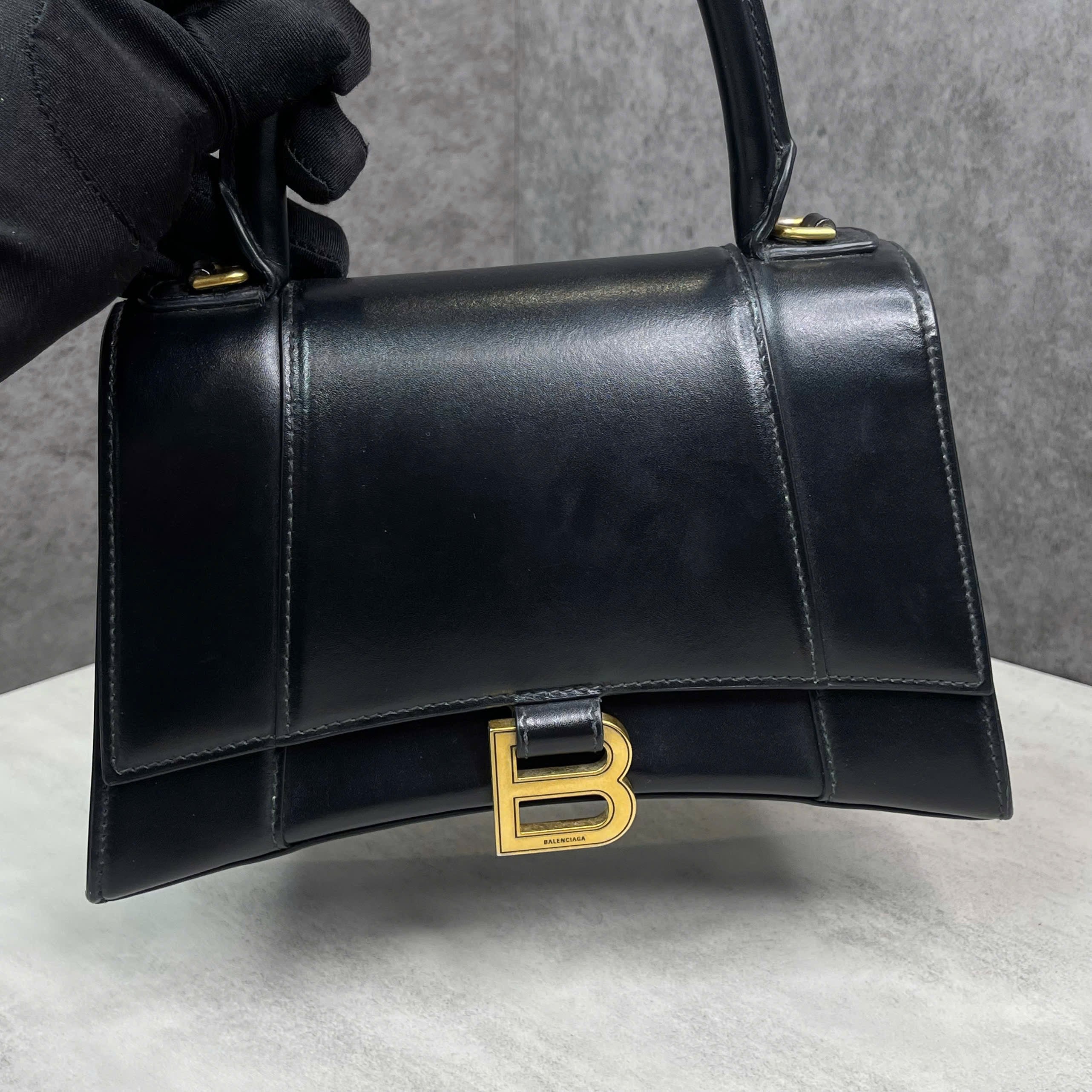 Balenciaga Hourglass Small đen
