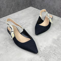 Giày Dior J’Adior slingback đen