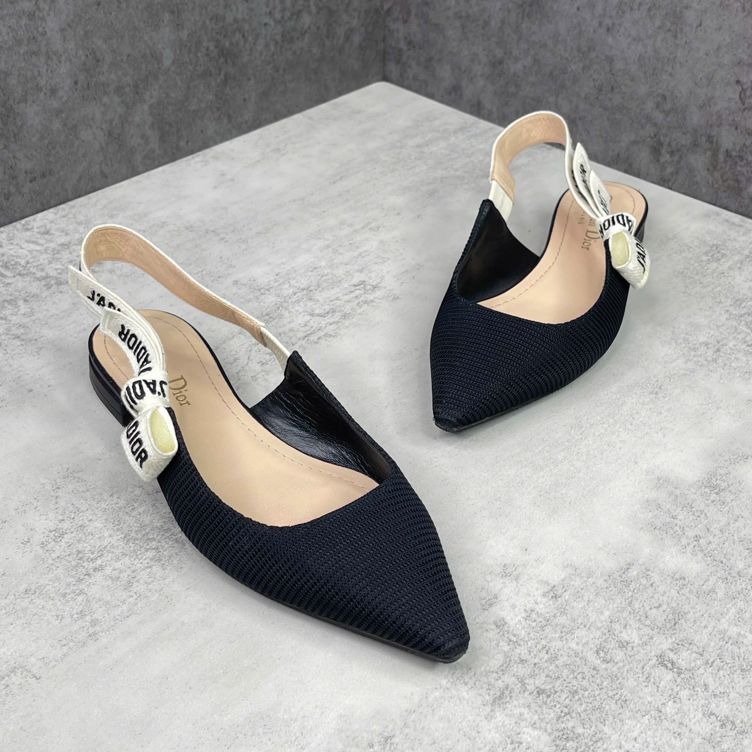 Giày Dior J’Adior slingback đen