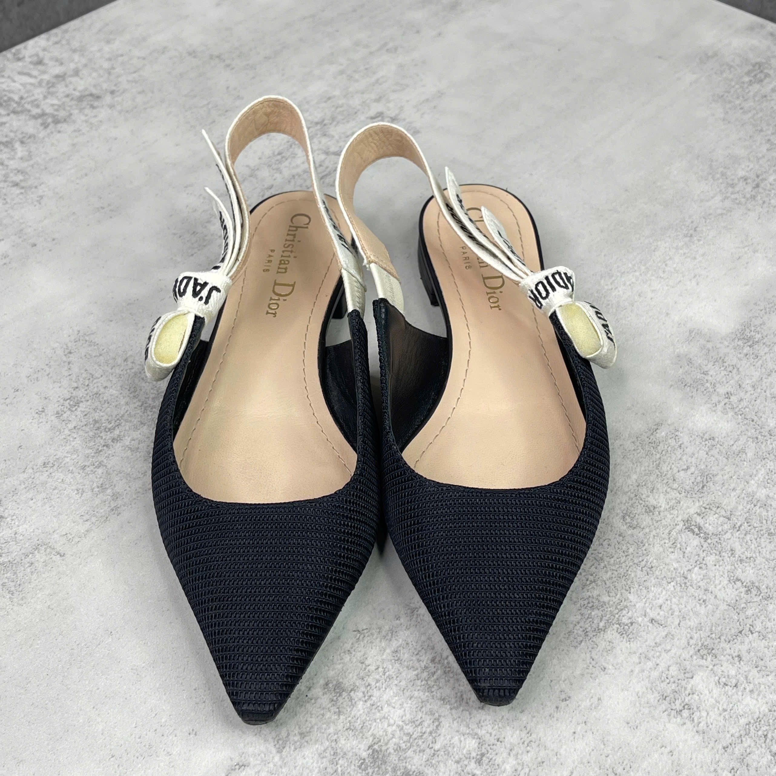 Giày Dior J’Adior slingback đen