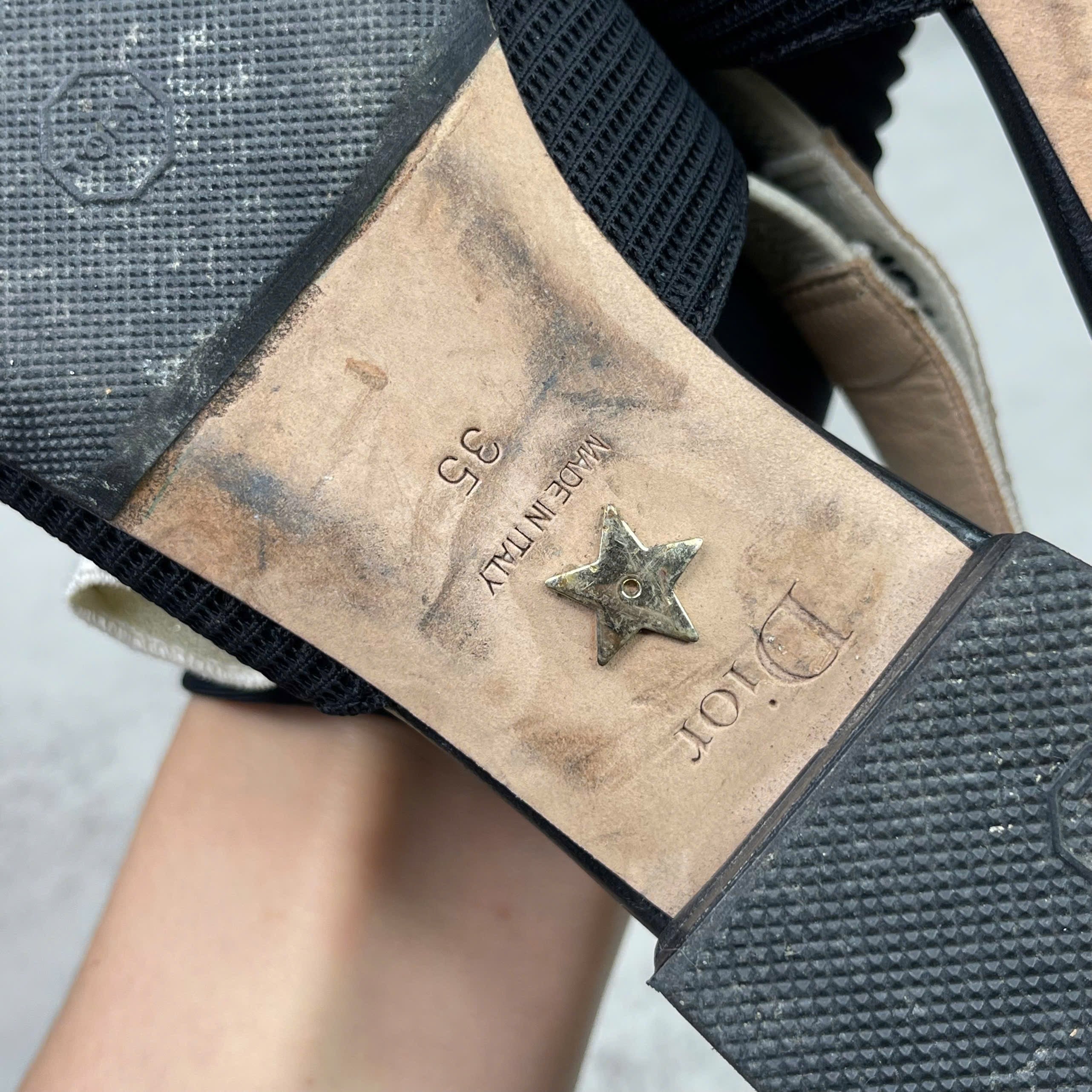 Giày Dior J’Adior slingback đen