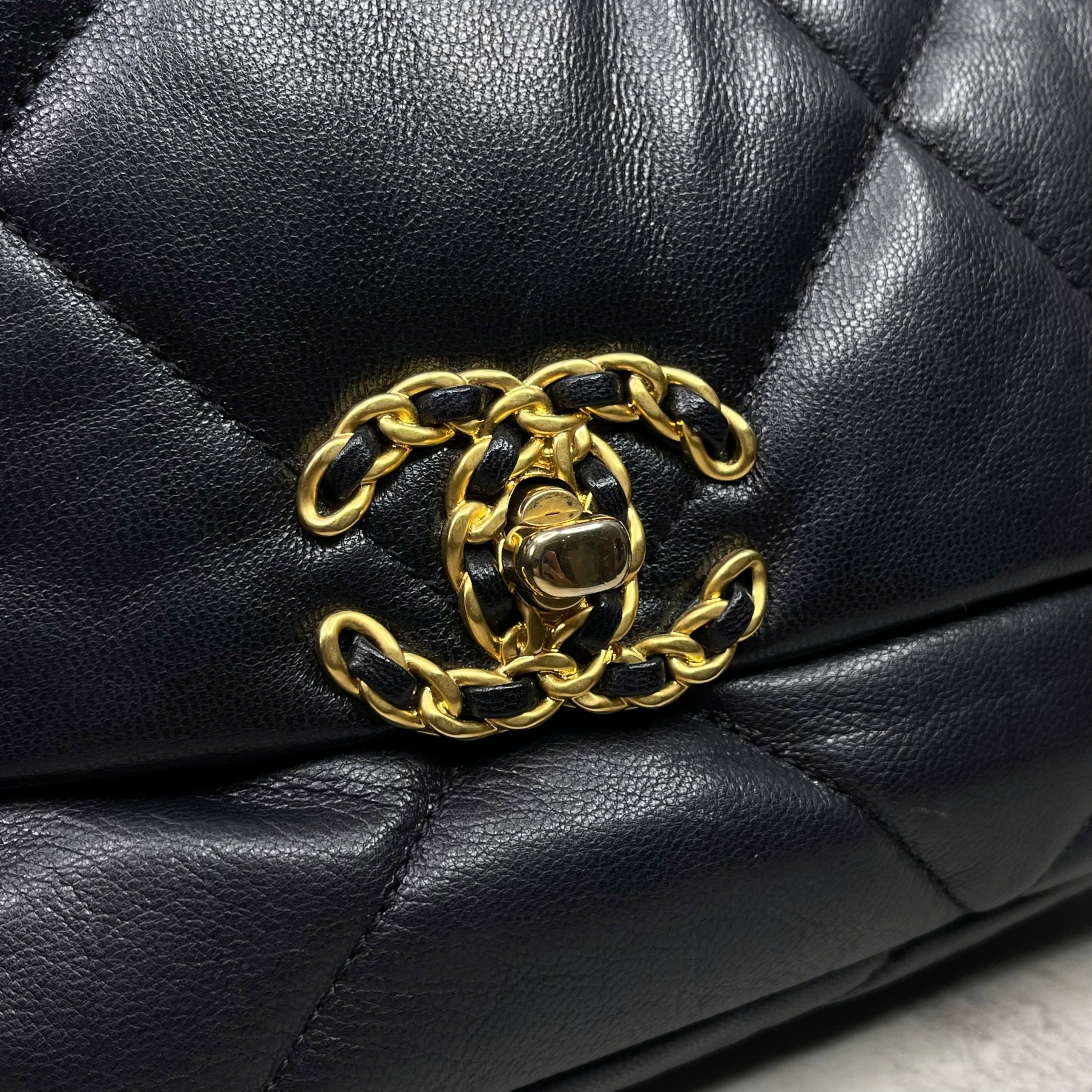 Chanel 19 Flap Bag đen size Small