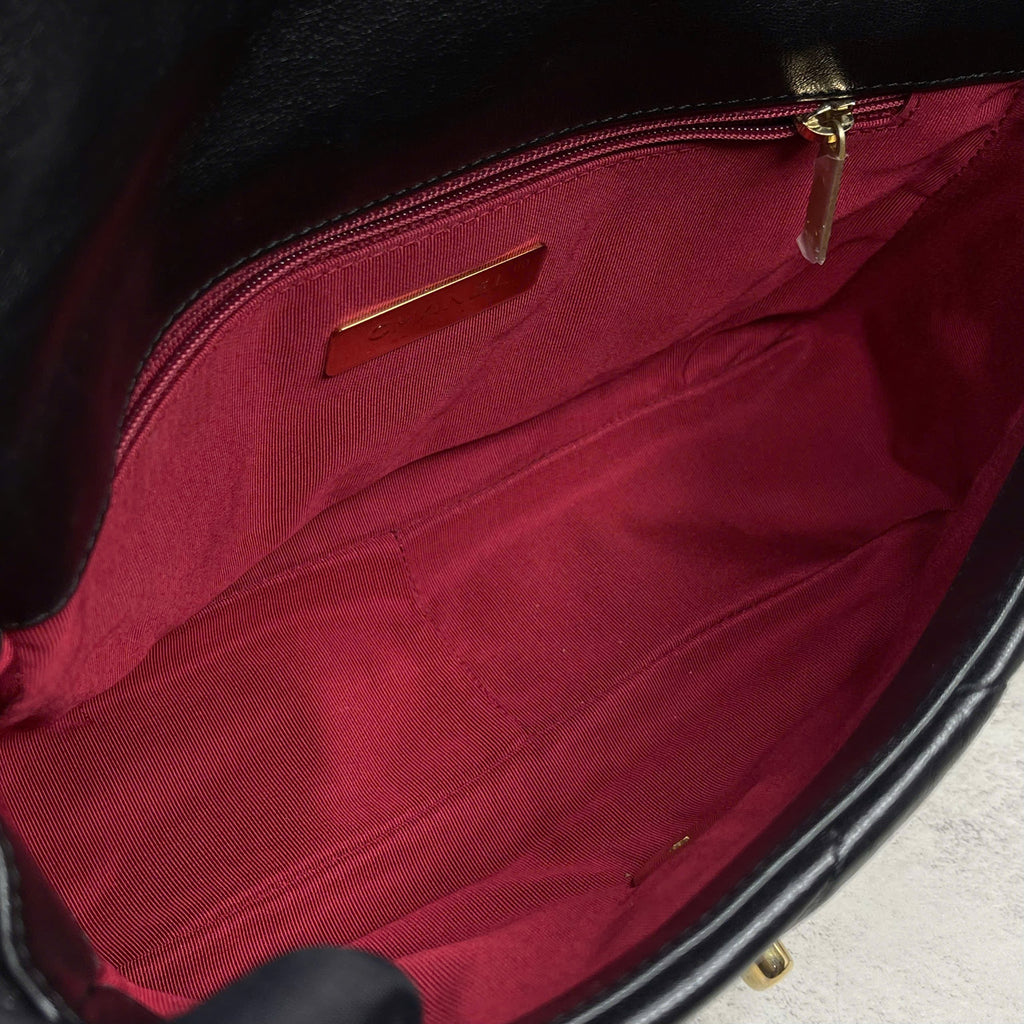 Chanel 19 Flap Bag đen size Small