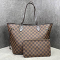 Tote Louis Vuitton Neverfull MM Damier Ebene Kèm Pouch