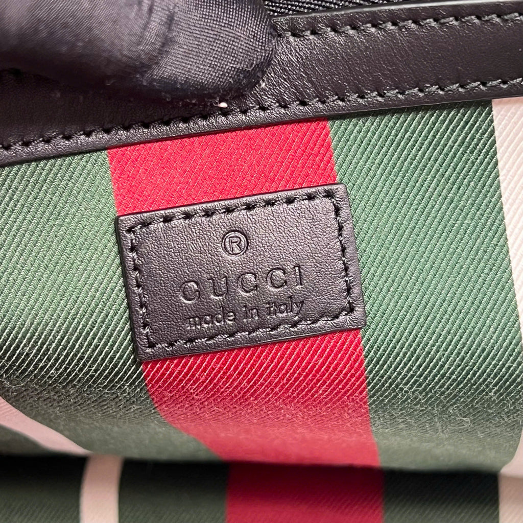 Gucci Ophidia GG Supreme Tote Medium phối Web xanh đỏ