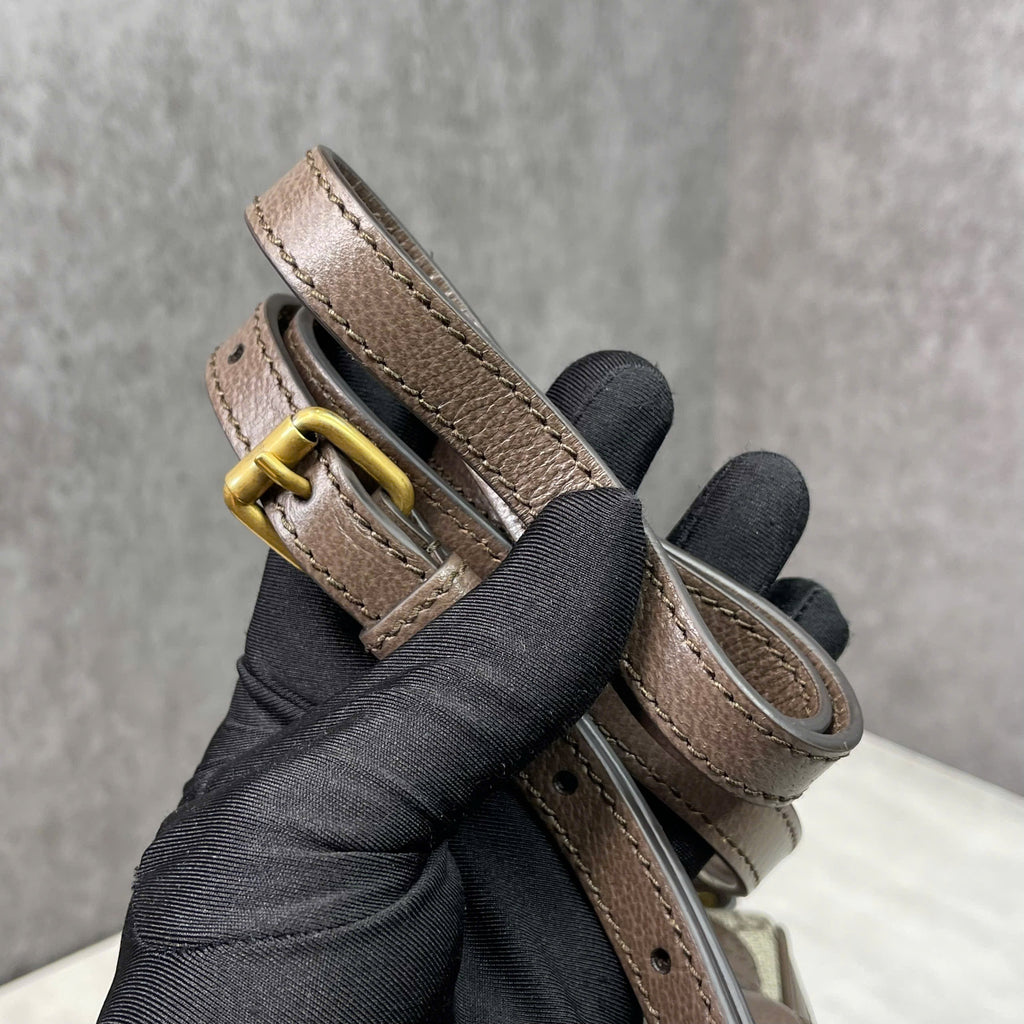 Gucci Ophidia GG Supreme túi đeo chéo phối sọc Web