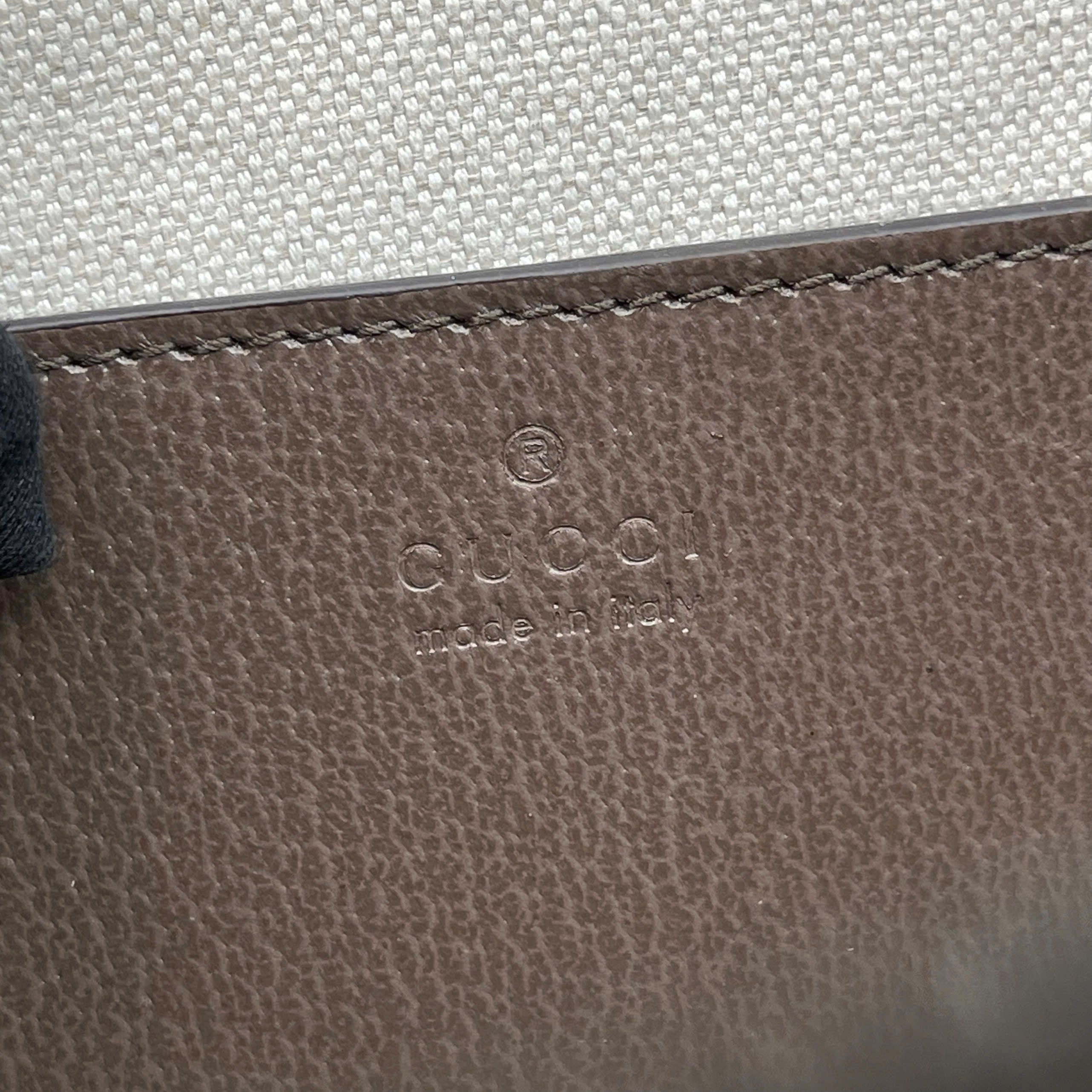 Gucci Ophidia GG Supreme túi đeo chéo phối sọc Web